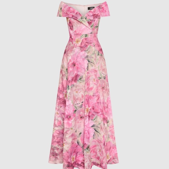 BA Nites - Floral Off-The-Shoulder Dress from Melanie Lyne - Picture 1 of 8